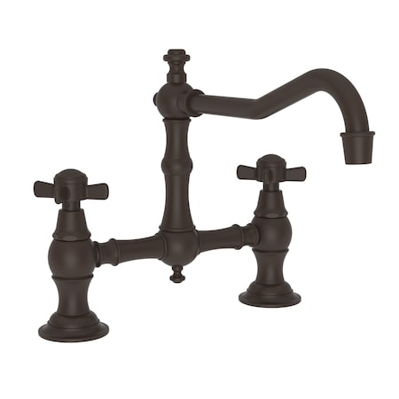 Newport Brass Kitchen Bridge Faucet in Oil Rubbed Bronze 945-10B